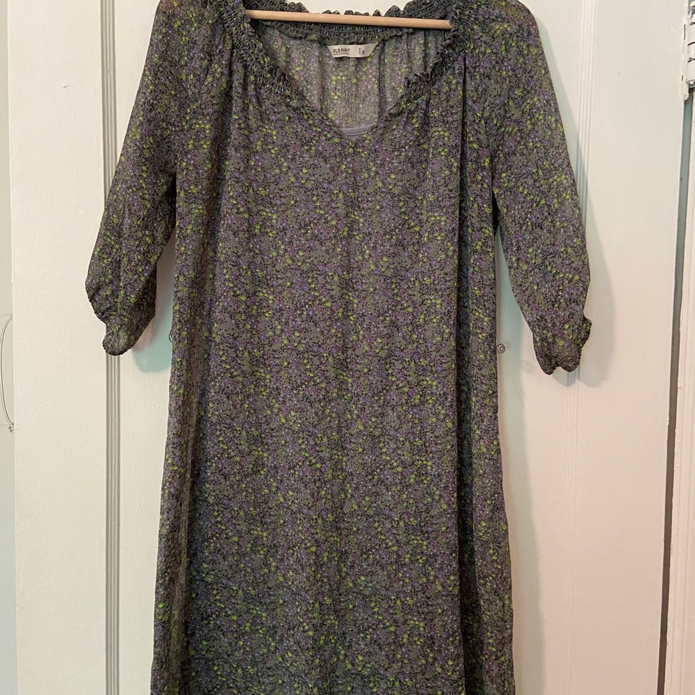 Floral dress with slip